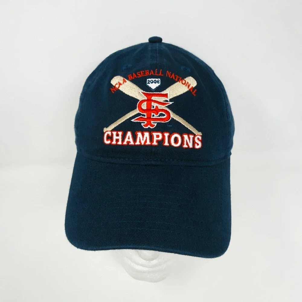 Adidas Fresno State Bulldogs 2008 NCAA Baseball National Champions Hat Navy OSFA